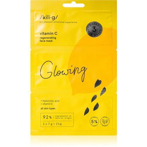 Kilig Vitamin C Regenerating gel maska za obraz 3x7 g Cene