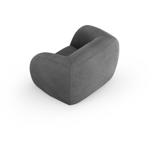 Cosmopolitan Design Siv fotelj iz tkanine boucl&amp;eacute; Essen &amp;ndash; Slike