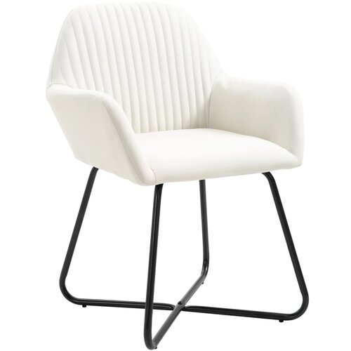 Maison Chic Jedilni stoli - Vzorci stoli 4 kosi krem blago A746, (22032165) Slike