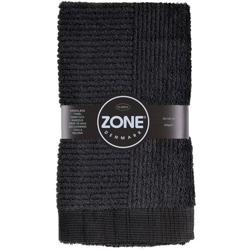 Zone crni ručnik Classic, 50 x 100 cm Cene
