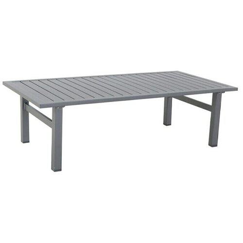 SUNFUN vrtna miza maja (d 122 x š 60 x v 36 cm, aluminij, antracit) Cene