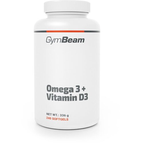 GymBeam omega 3 + vitamin D3 240 kaps. Cene