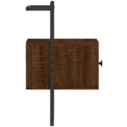 vidaXL Noćni ormarić zidni boja hrasta 35x30x51 cm konstruirano drvo Cene