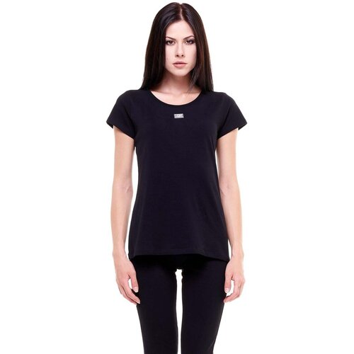 Leone 1947 Majice s kratkimi rokavi Woman T-Shirt Short Sleeves Basic 1947 Črna Cene