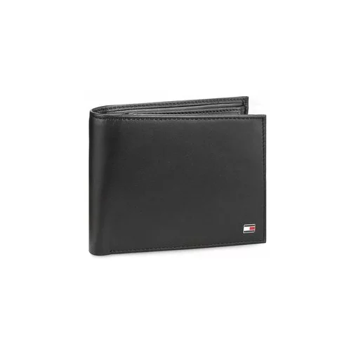 Tommy Hilfiger Velika moška denarnica Eton Cc Flap And Coin Pocket AM0AM00652 Črna