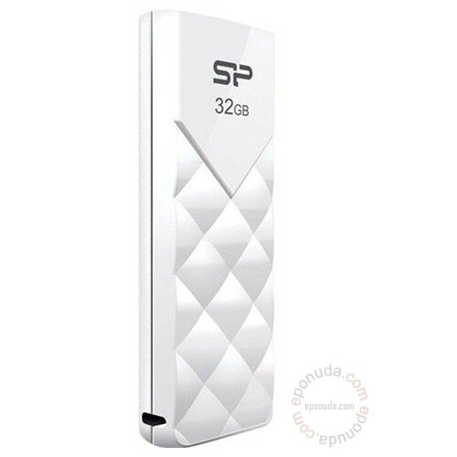 Silicon Power U03 32GB white SP032GBUF2U03V1W UFD USB 2.0, plastic, Elegant, color WHITE usb memorija Slike