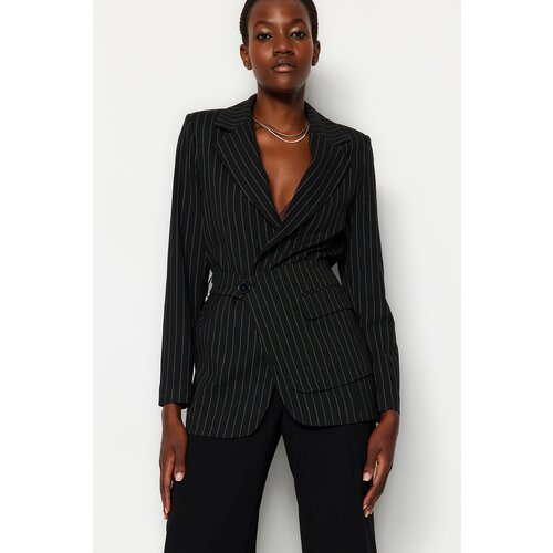 Trendyol Blazer - Black - Fitted Slike