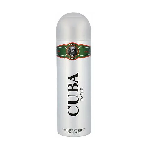 Cuba green dezodorans u spreju 200 ml za muškarce
