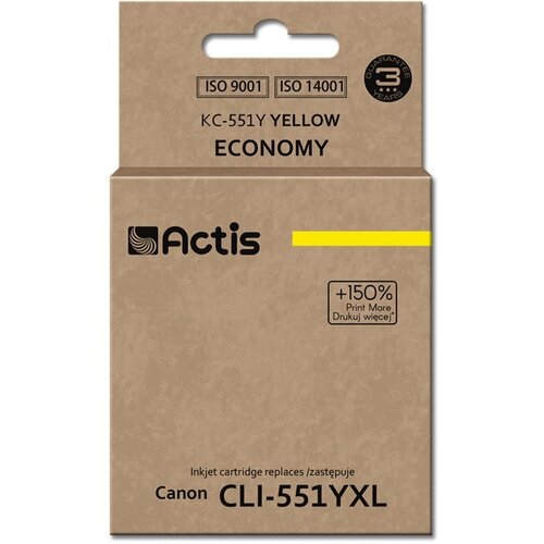 Actis KC-551Y Ink (replacement for Canon CLI-551Y; Standard; 12 ml; yellow) Cijene