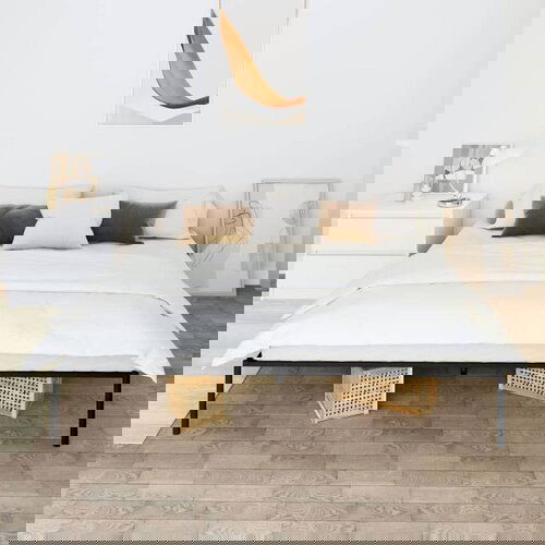 Metalni okvir za krevet crni 180x200 cm Cijene