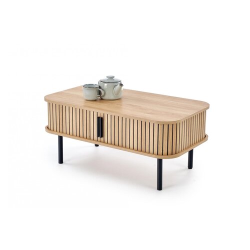 Halmar Sto za kafu CASA 90x50 cm braon/crna Cene
