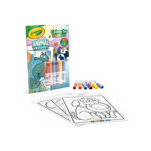 Crayola BOJANKA SA FLOMASTERIMAANIMAL FRIENDS Cijene