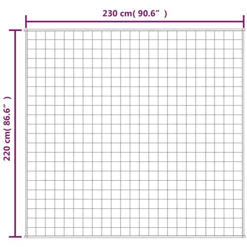  Te&amp;scaron;ka deka svijetla krem 220x230 cm 11 kg od tkanine Slike