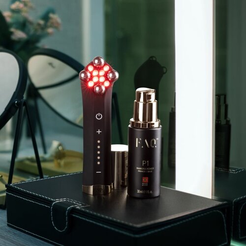 Foreo FAQ&amp;trade; 402 dvojna mikrotokovna naprava za toniranje z rdečo svetlobo LED 1 kos Slike