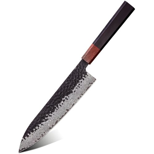  Damaskovski kuhinjski nož AO-37384 - Chef / Smeđa KP37384 Cene