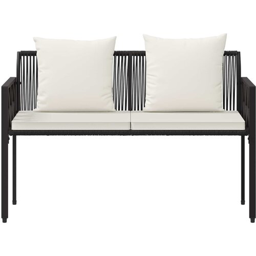  Vanjske klupe 2 -Seater 116 x 56 x 75 cm poliratan Slike