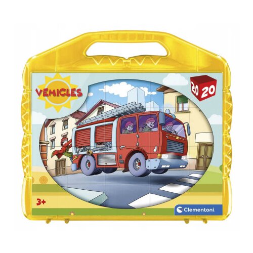 Clementoni Igračka kocke za slaganje u koferu 20 dijelova 97997 Slike