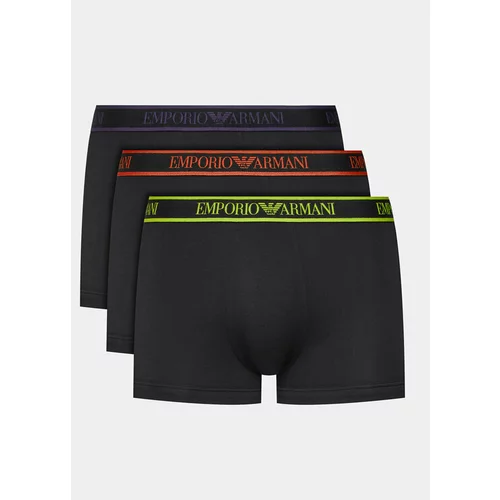 Emporio Armani Underwear Set 3 parov boksaric 111357 3F717 29821 Črna