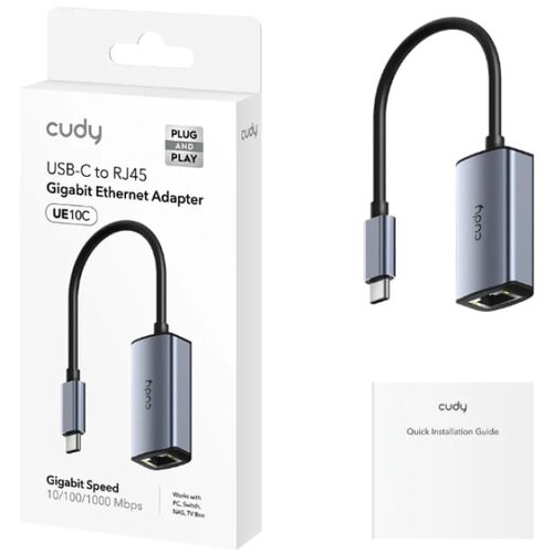 Cudy ADAPTER CUDY UE10C USB-C NA ETHERNET Slike