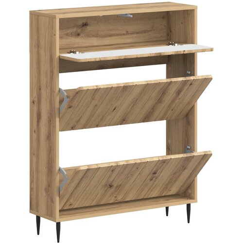  Ormar za cipele ZWOLLE 78 x 24 x 103 cm Konstruirano drvo Slike