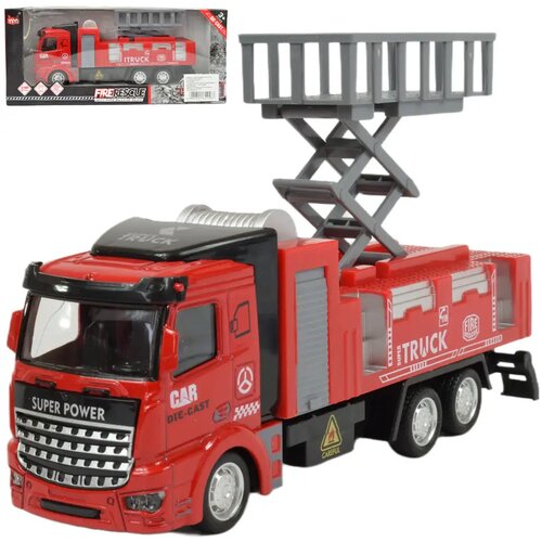Magic Toys Fire Rescue: Gasilski kamion z dvižno ko&scaron;aro s pogonom na vztrajnik 19 cm Cene