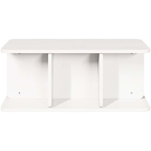  Kava Stol Bijelo 80 x 39,5 x 33,5 cm Masivna borovina Slike