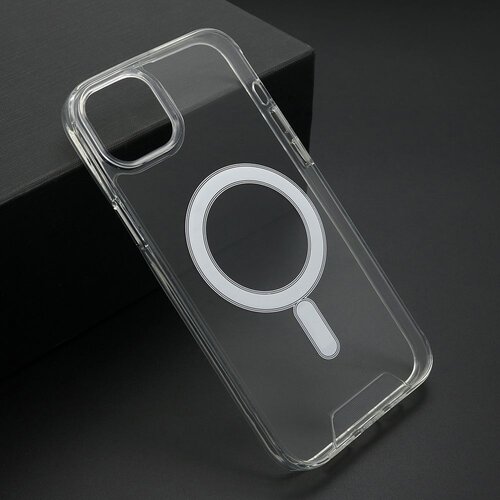 Futrola silikonska magnetic za iphone 15 plus/ providna Slike