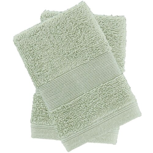 Catherine Lansfield Zelene frotirne bombažne brisače v kompletu 2 ks 30x30 cm Anti-Bacterial – Cene