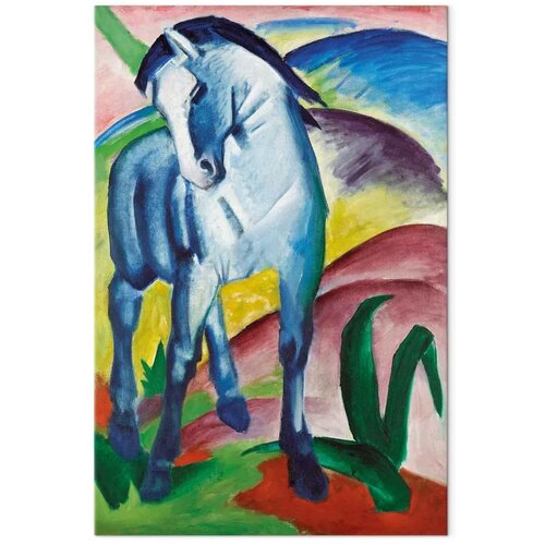  XXL slika - Franz Marc &amp;ndash; Blue Horse 100x150 Slike