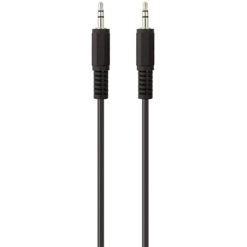 Belkin F3Y111bf1M-P klinker avdio priključni kabel [1x 3\,5 mm banana mo&amp;scaron;ki konektor - 1x 3\,5 mm banana mo&amp;scaron;ki konektor] 1.00 m črna pozlačeni konektorji, (20431786) Slike