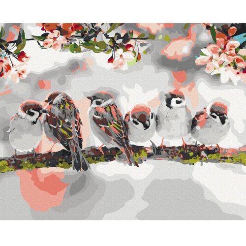  Slika za samostalno slikanje - Birds on the Branch 50x40 Cene