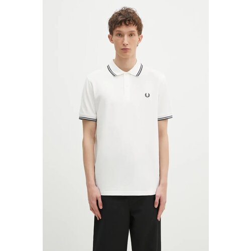 Fred Perry Polo majice kratki rokavi TWIN TIPPED SHIRT Bela Slike