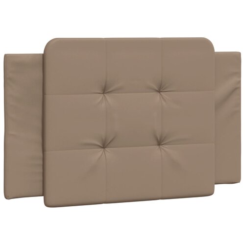Maison Chic posteljno vzglavje - vzglavna omarica - vzglavna stranica kapučino 90 cm umetno usnje, (21704042) Cene