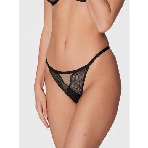 Calvin Klein Underwear Braziljske spodnje hlačke 000QF6949E Črna