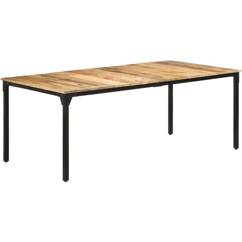 VidaXL Jedilna miza 200x100x76 cm robusten mangov les Slike