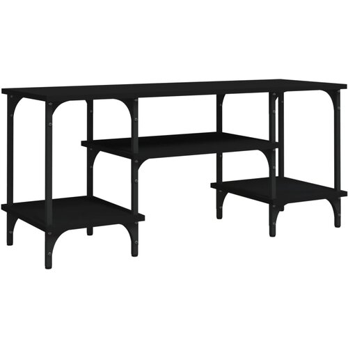 Maison Chic TV omarica - TV enota - Televizijska omarica črna 102x35x45,5 cm inženirski les, (21701884) Cene