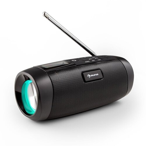 Auna Blaster DAB radio prijenosni Bluetooth zvučnik, Crna Slike