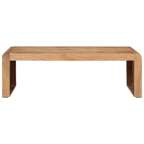 Maison Chic Klubska mizica - kavna mizica - Nizka mizica 110x55x35 cm trden akacijev les, (21754045) Slike