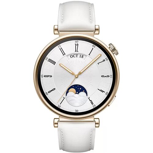 Huawei GT4 41mm leather white Aurora-B19L Cene