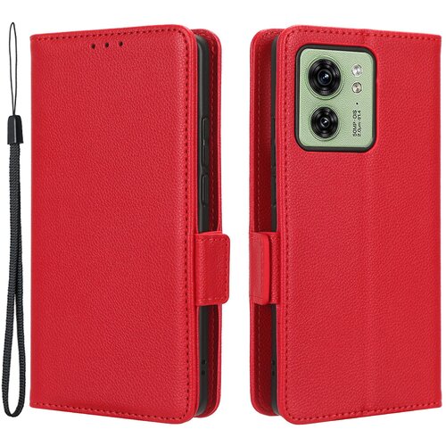 INORCO Za Motorola Edge 40 5G Litchi Texture Folio Flip PU usnjena torbica, stojalo, pokrov denarnice za telefon, (22036351) Cene