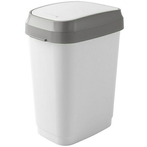 Kis Kanta za otpad Dual Swing (25 l, Bijelo-sive boje, Ovalno, Plastika) Cijene