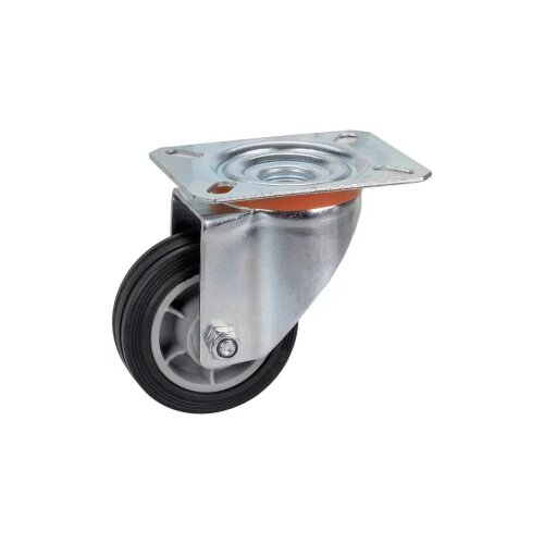 DÖRNER&HELMER 715842 TPE okretni kotač 80x26mm, Rola, ploča 100x85mm, PP obod sivi, Trkr. 50 kg Cijene