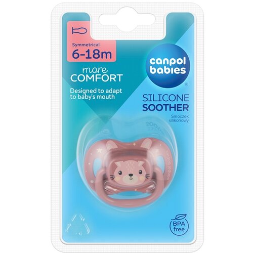 Canpol BABIES SILIKONSKA VARALICA 6-18M CUTE ANIMALS PINK 34/925_PIN Cene