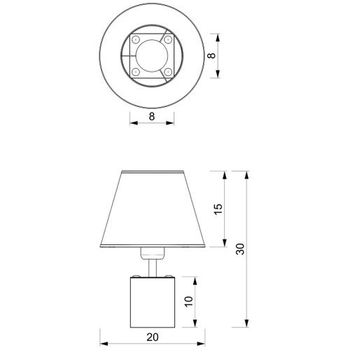  Stona lampa SODER 1xE27/60W/230V Slike