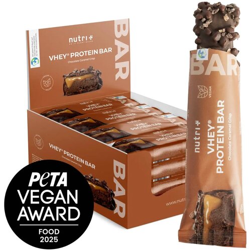 Nutri VHEY® Protein Bar, škatla z 12 kos. - Chocolate Caramel Crisp - 600 g Cene