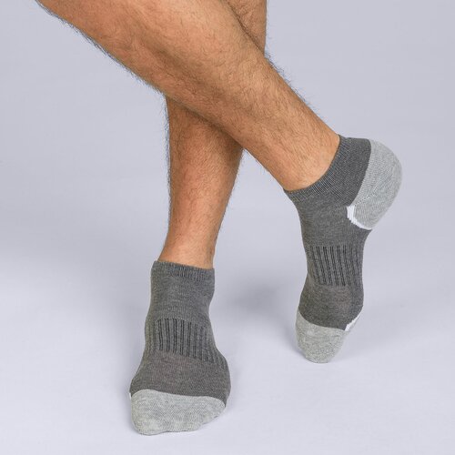 DIM SPORT IN-SHOE 3x - Men's sports socks 3 pairs - gray Slike
