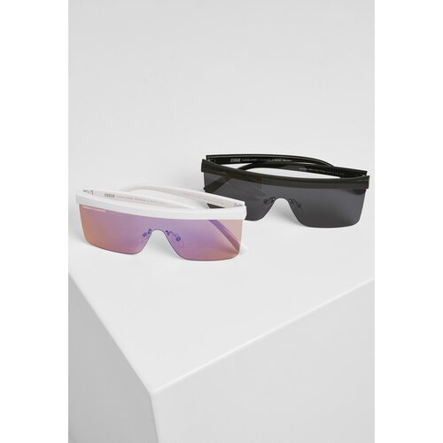 Urban Classics Accessoires Sunglasses Rhodes 2-Pack Black/White Slike