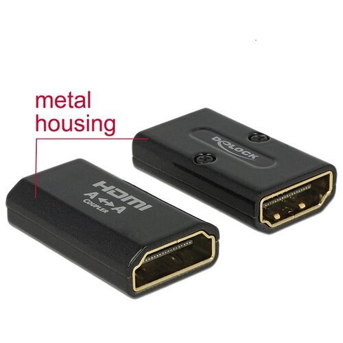 Delock 65659 HDMI adapter [1x ženski konektor HDMI - 1x ženski konektor HDMI] crna Cijene