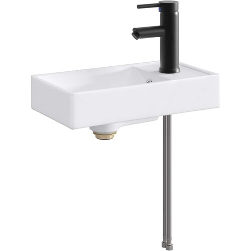  Umivaonik za kupaonicu Mat Crna 40,5 x 22,5 x 11,5 cm Metal Cijene