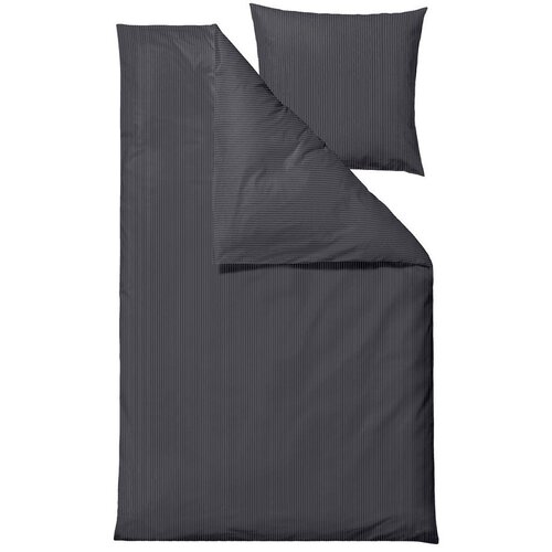 Södahl Antracitno siva pamučna posteljina za krevet za jednu osobu 140x200 cm Still &ndash; Cijene